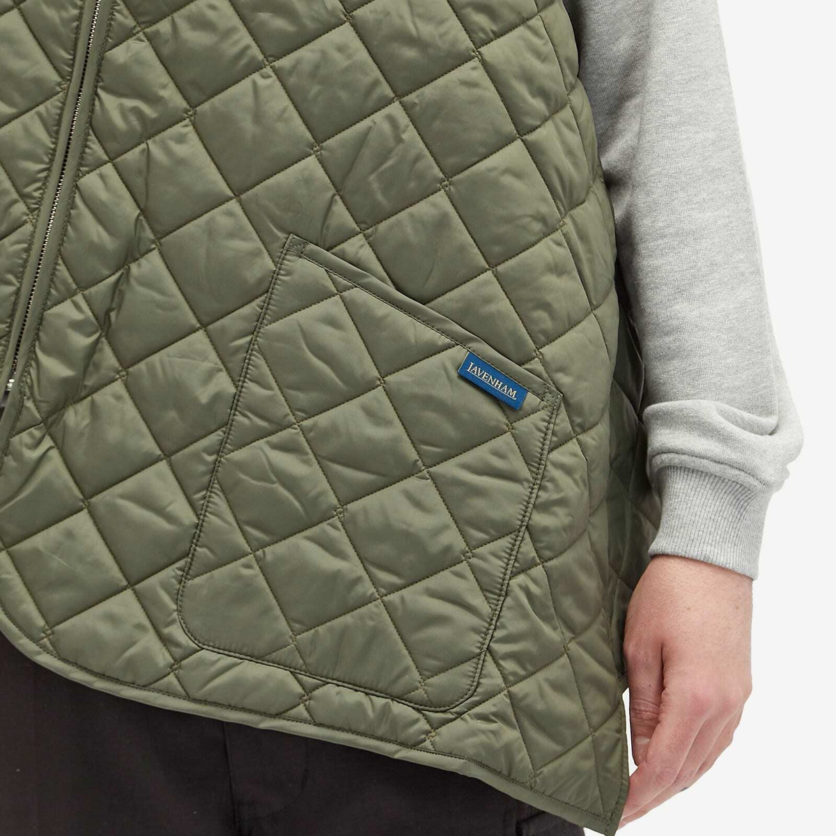 Comme des Garçons SHIRT Men's x Lavenham Thornham Vest in Khaki