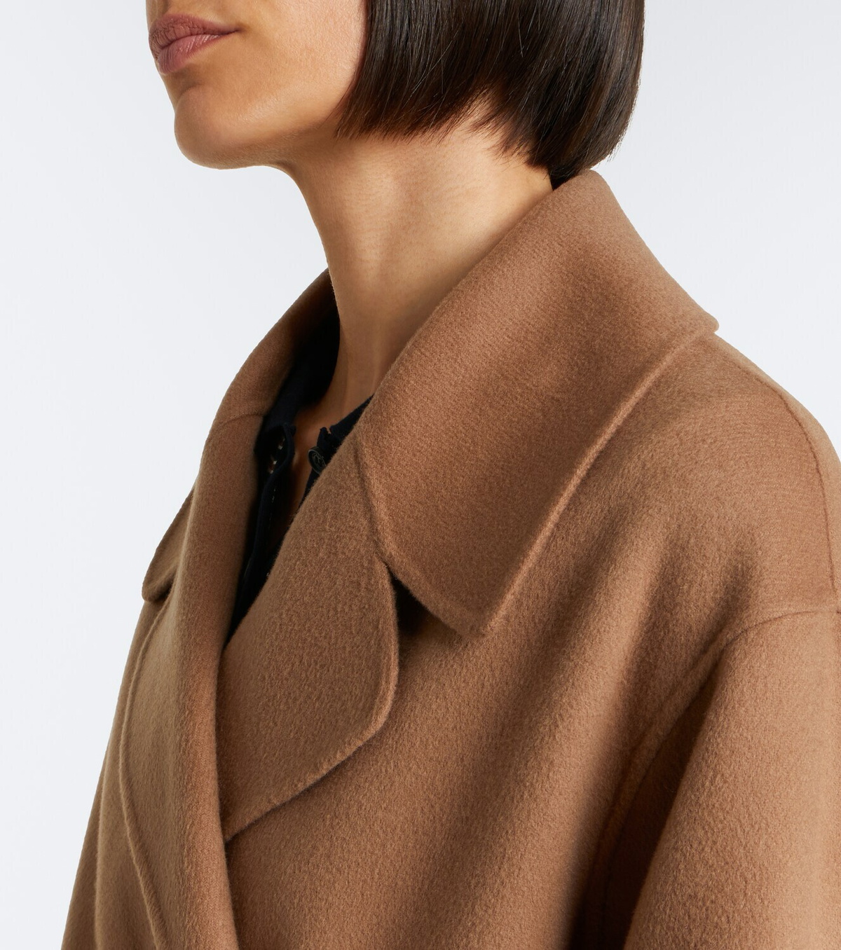 'S Max Mara Double-breasted virgin wool coat