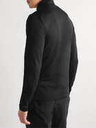 Bogner - Harrison Logo-Print Stretch-Jersey Half-Zip Ski Base Layer - Black