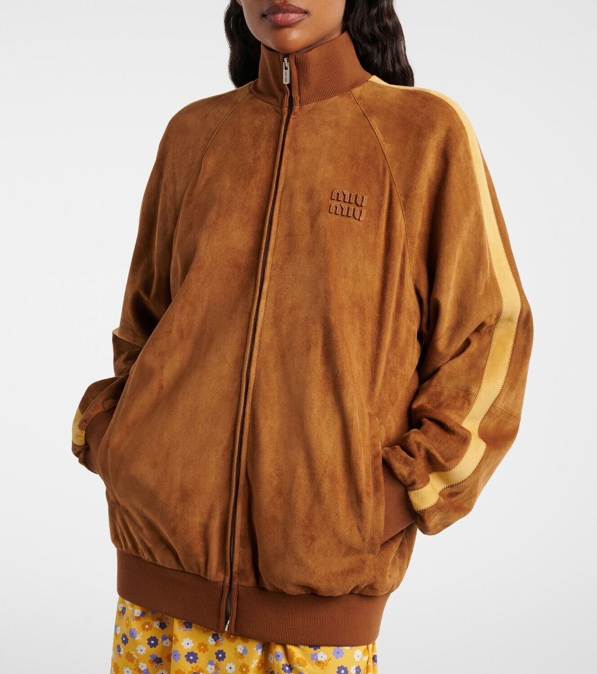 Miu Miu Oversized suede jacket