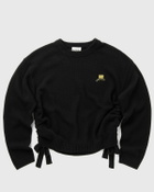 Ganni Future Wool Knit Crewneck Black Womens Pullover