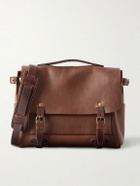 Bleu de Chauffe - Éclair Leather Messenger Bag