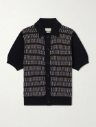 Oliver Spencer - Rossell Knitted Organic Cotton Shirt - Blue