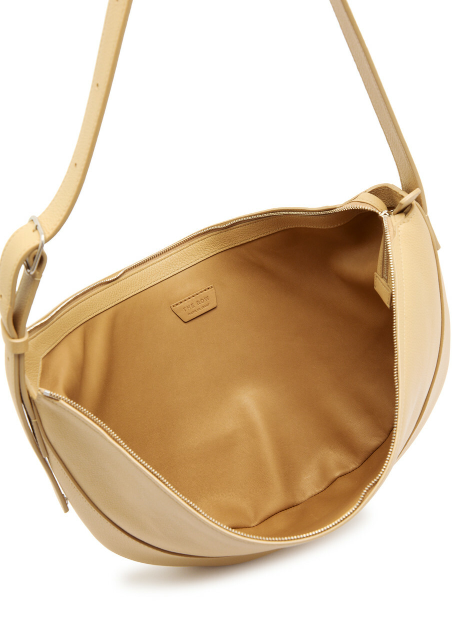 The Row Jouve Grained Leather Shoulder bag - Cream - One Size