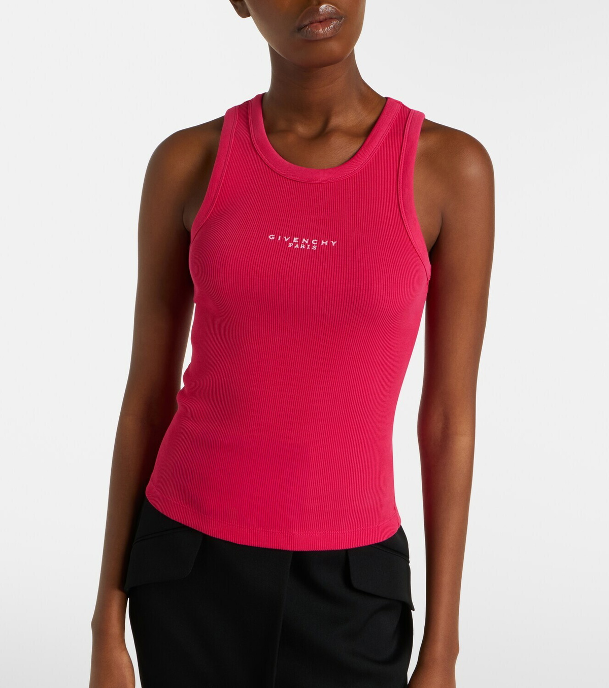 Givenchy Logo printed cotton top