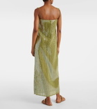 Adriana Degreas Solid Sequins midi dress