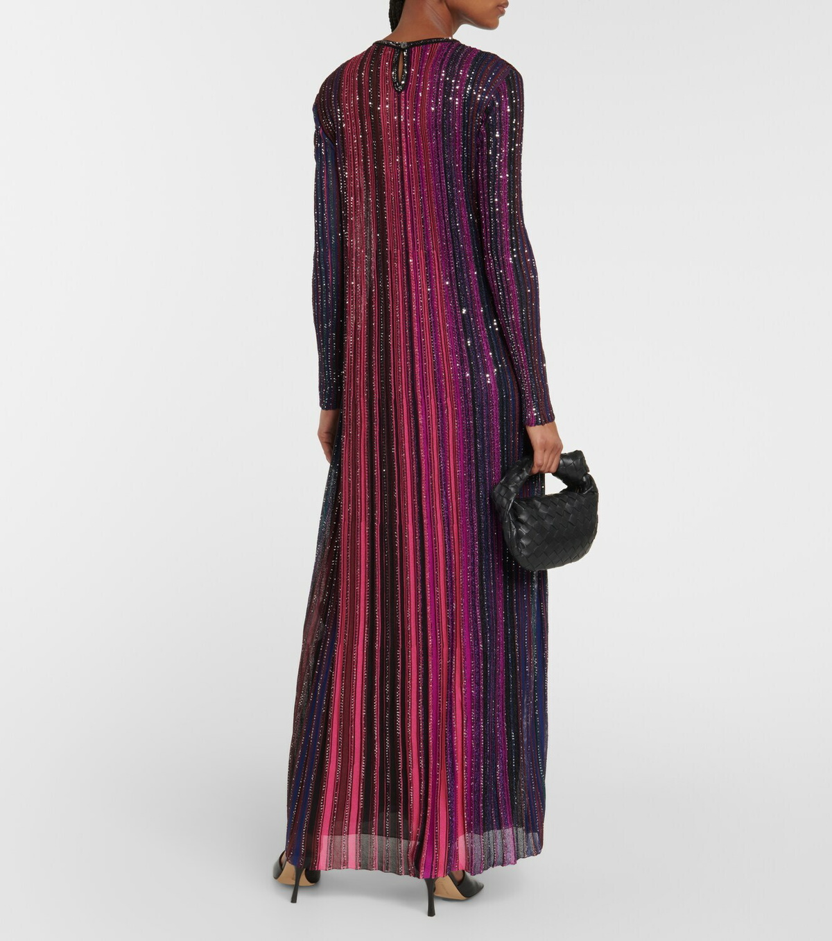 knit scoop neck dress Scoop Neck Viscose Knit Dress Brown – Roland Mouret main image 0