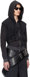 VAQUERA Black Inside Out Hoodie