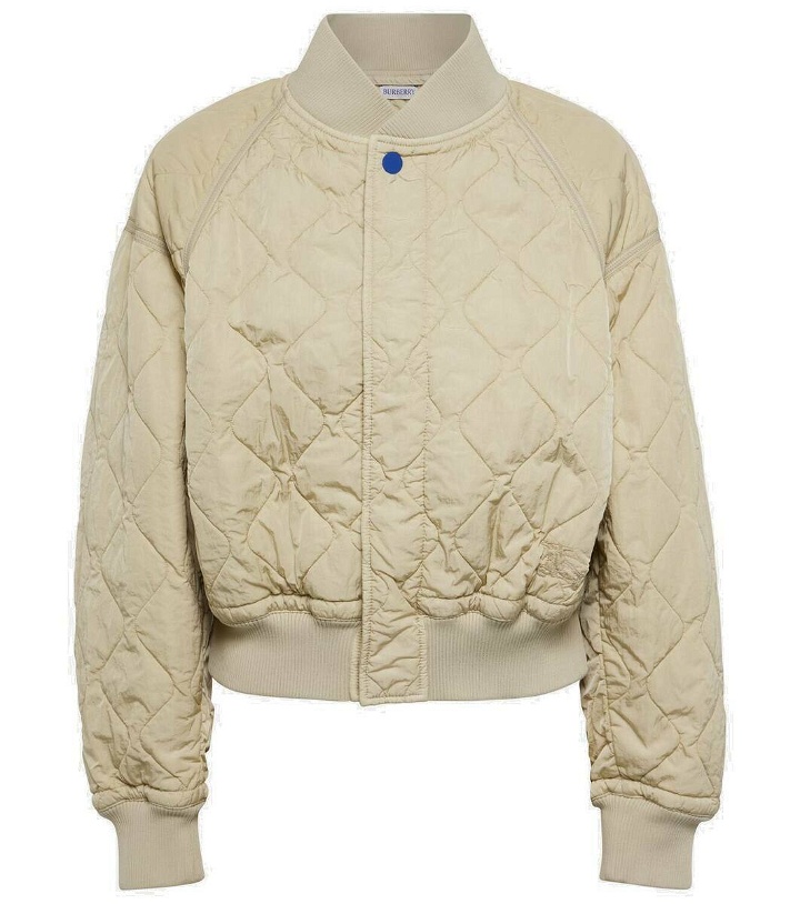 Photo: Burberry Quilted oversized bomber jacket
