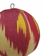 LES OTTOMANS Cotton Ikat Christmas Ball