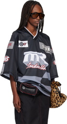 Martine Rose Gray Oversized Hockey T-shirt