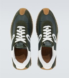 Loewe - Flow Runner suede-trimmed sneakers