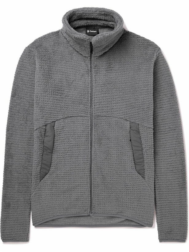 Photo: Goldwin - High Loft Ripstop-Trimmed Polartec® Fleece Jacket - Gray