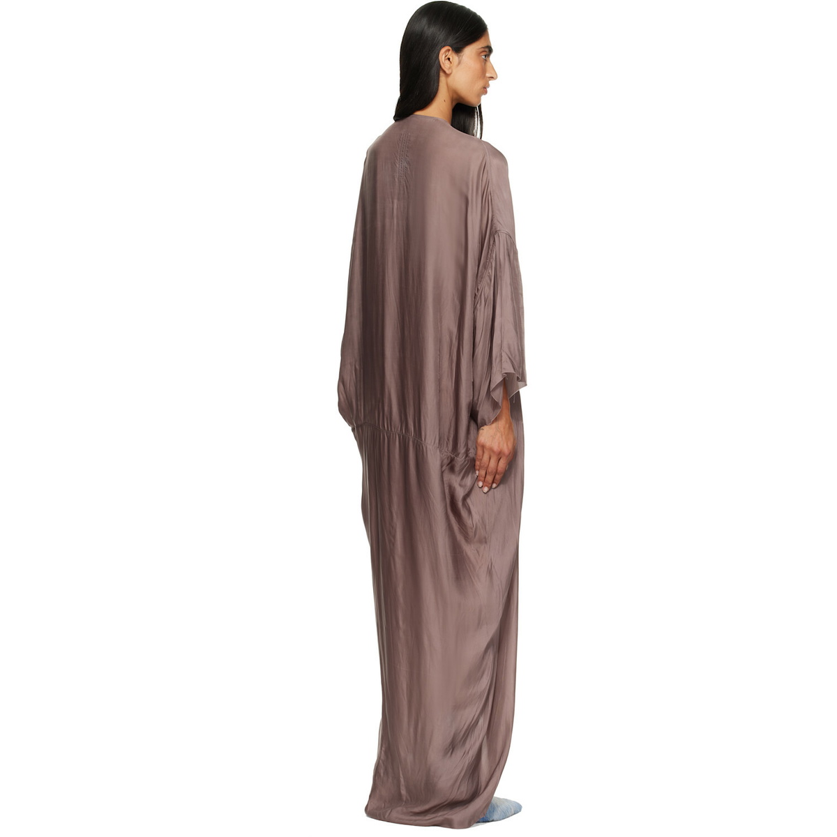 Rick Owens Purple Tower Tommykite Maxi Dress