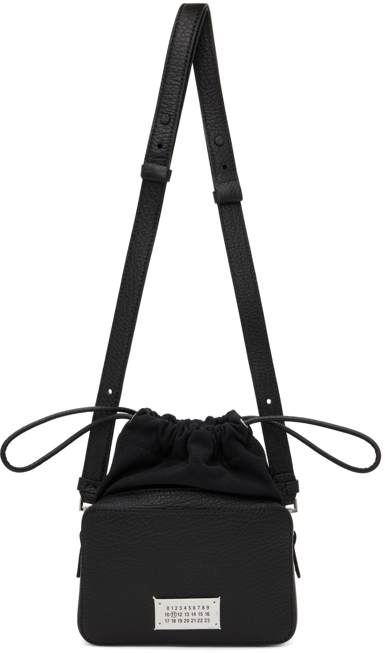 【MAISON MARGIELA】5AC Camera Bag Mini / SB1WG0016 P4348 Maison Margiela Black Mini 5AC Camera Bag Maison Margiela