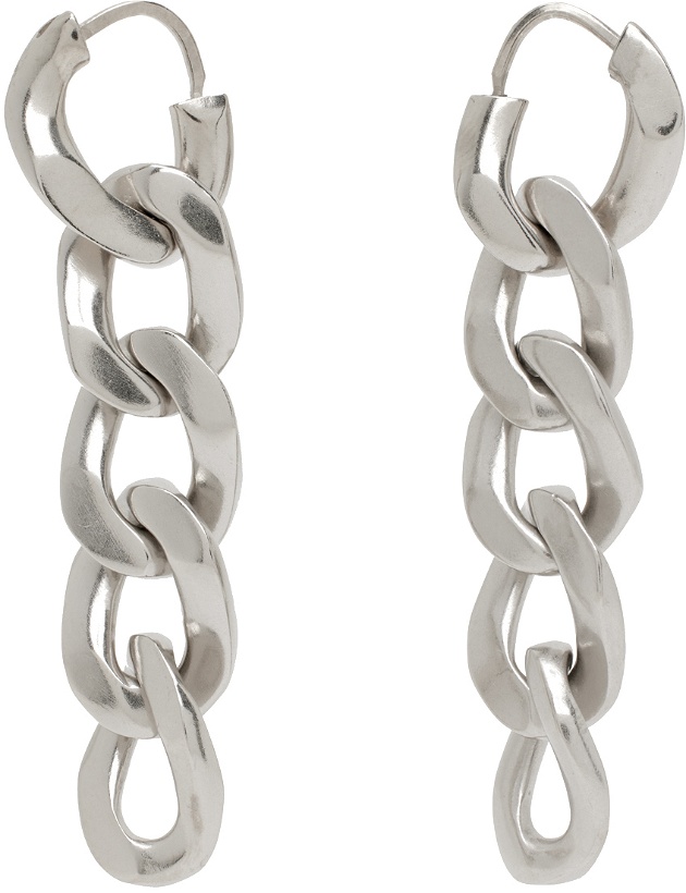 Photo: Maison Margiela Silver Curb Link Earrings
