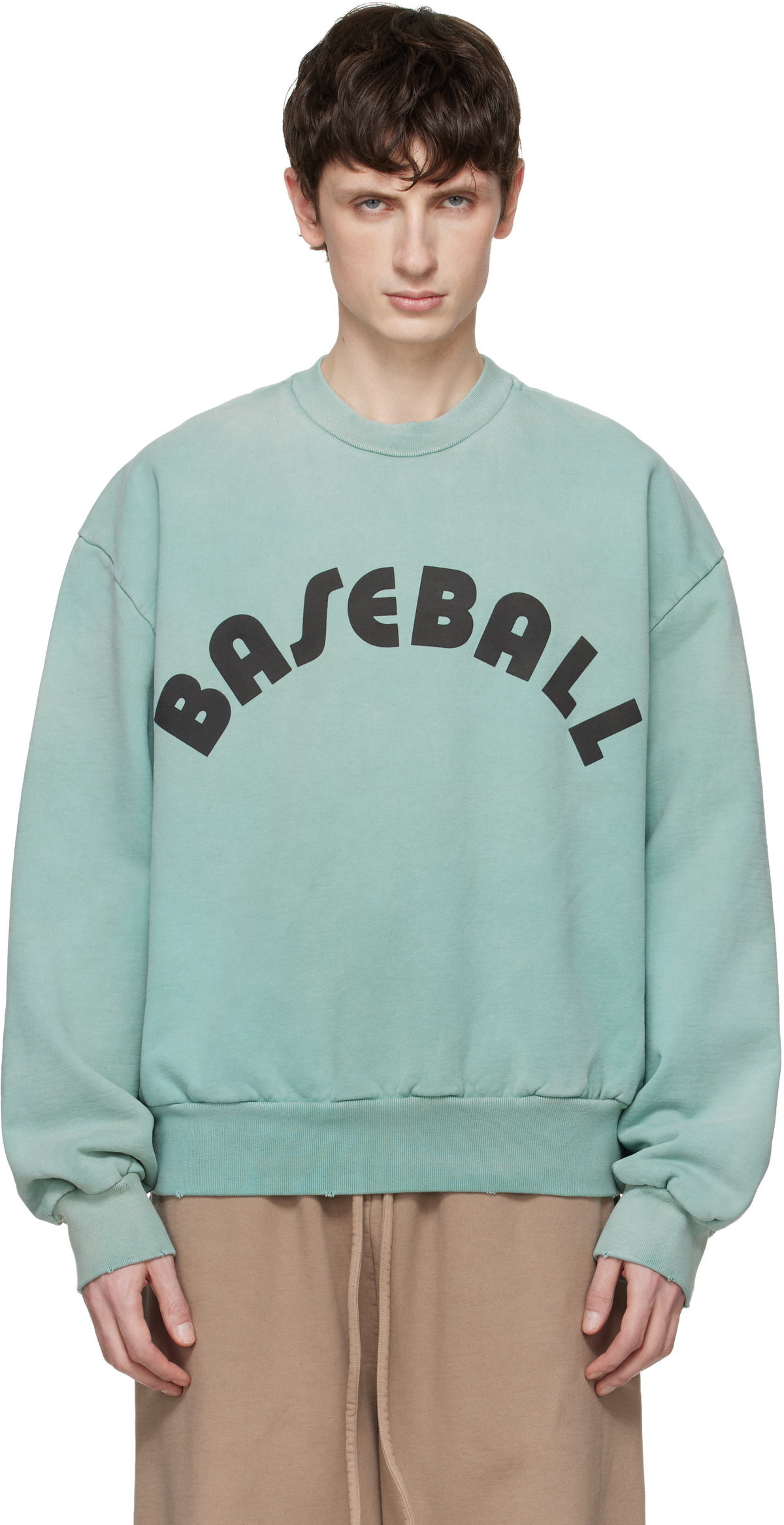 Fear of God Blue Baseball Classic Half Raglan Sweatshirt