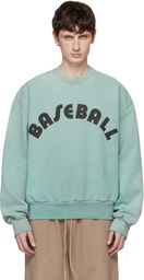 Fear of God Blue Baseball Classic Half Raglan Sweatshirt