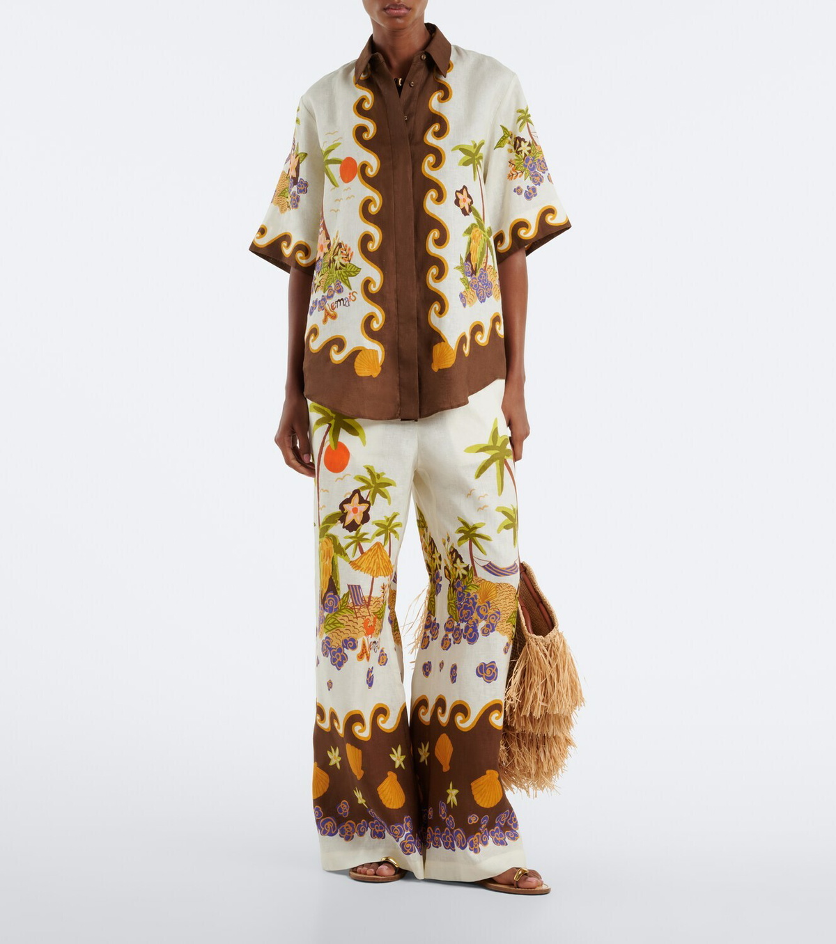 Alémais Island Cove linen shirt