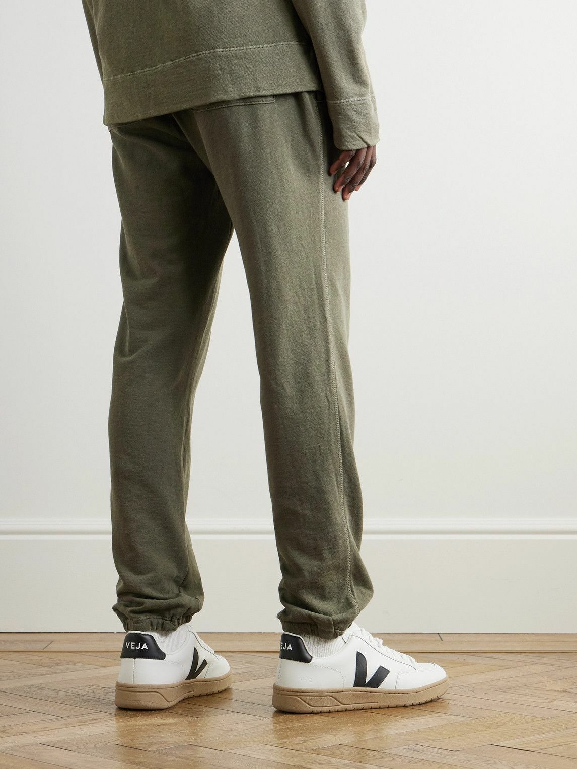 James Perse - Straight-Leg Cotton-Jersey Sweatpants - Green