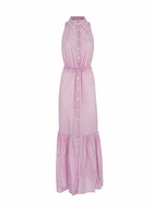 MC2 Saint Barth Woman Halterneck Dress With Striped Print