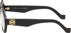 LOEWE Black Chunky Anagram Glasses