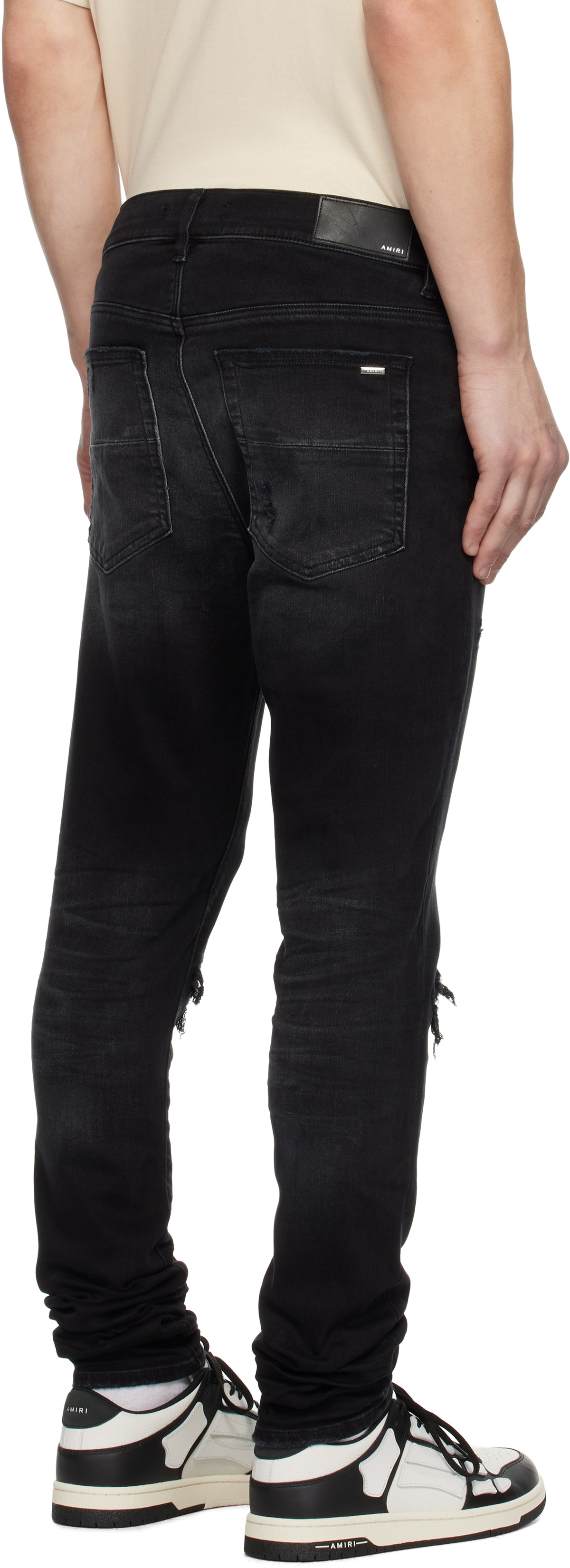 パンツ AMIRI MX1 ULTRASUEDE \"Vintage Black\" 30 MX1 ULTRASUEDE - Vintage Black | AMIRI
