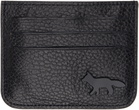 Maison Kitsuné Black Profile Fox Card Holder