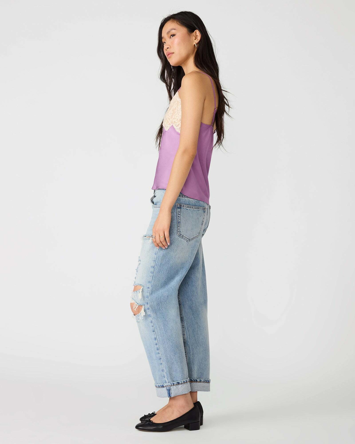 Steve Madden Miriah Top in Lavender