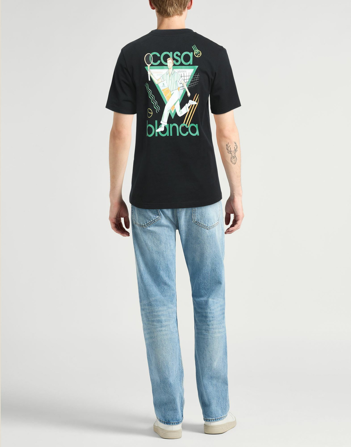 Casablanca Mens T-shirt in Black