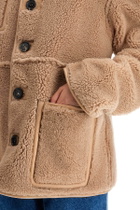 SAKS POTTS ada reversible shearling jacket Beige