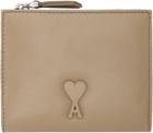 AMI Paris Beige Voulez-Vous Folded Wallet