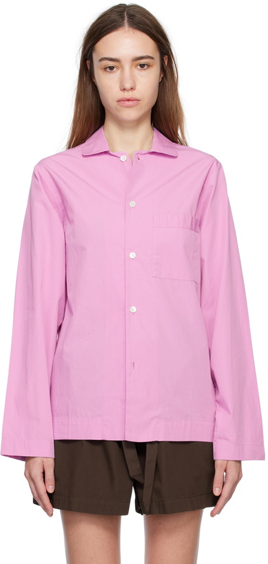 Photo: Tekla Purple Pyjama Shirt