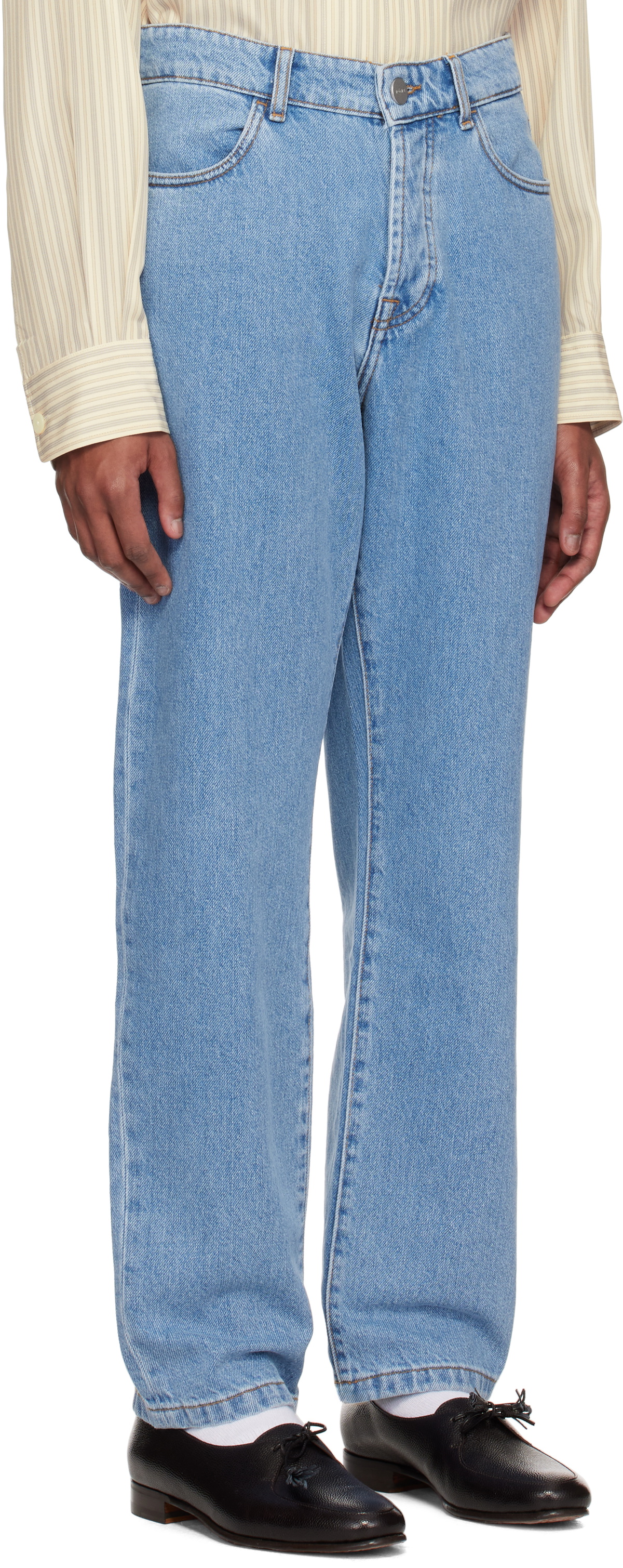 Róhe Blue Straight Leg Jeans