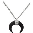 Isabel Marant Black and Silver Zanzibar Necklace