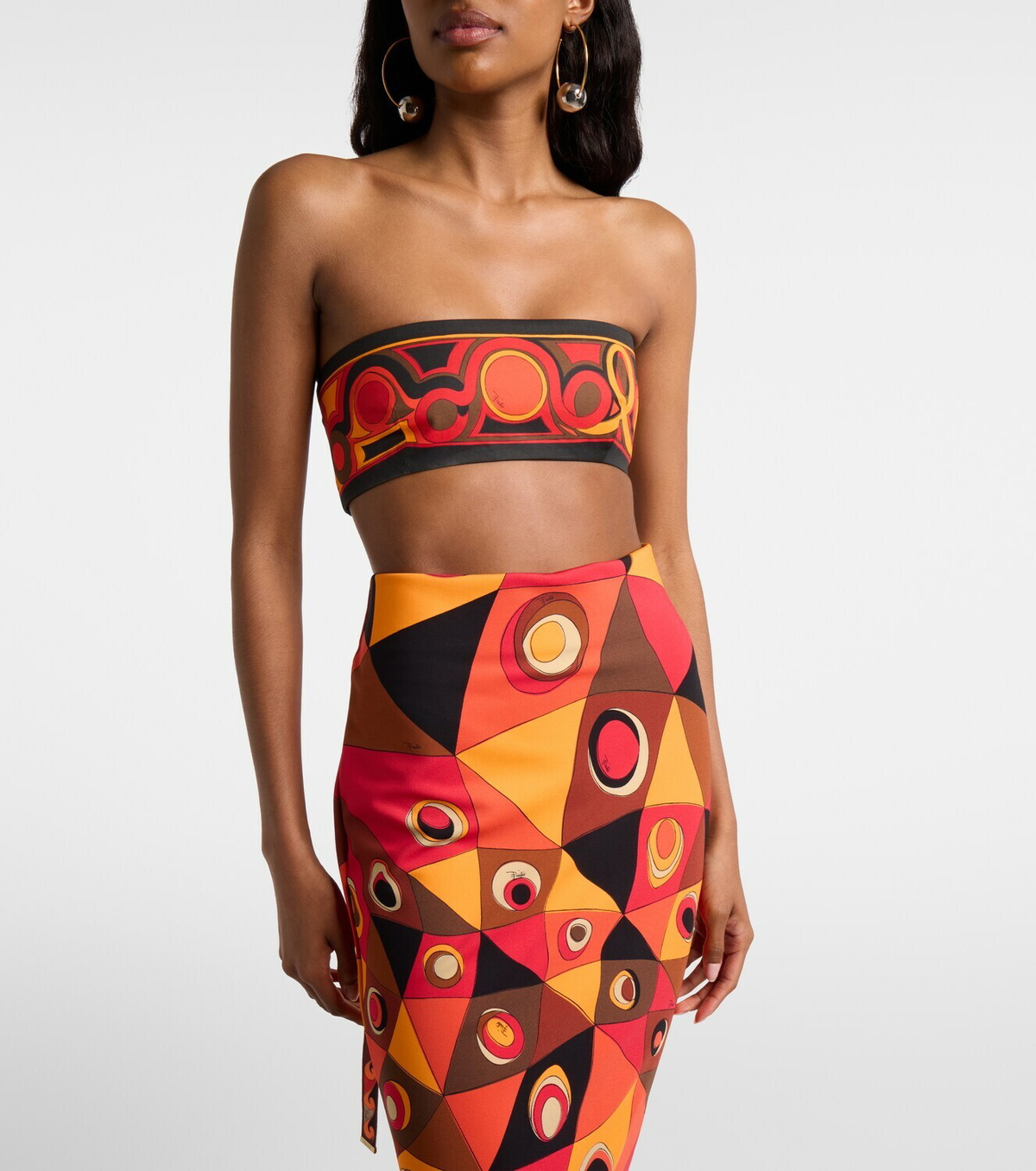 Pucci Manuba cotton bandeau top