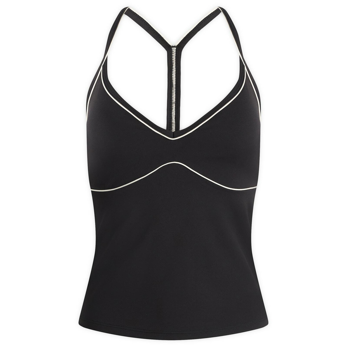 TALA Women's DayFlex Contrast Sweetheart Vest in Shadow Black