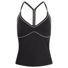 TALA Women's DayFlex Contrast Sweetheart Vest in Shadow Black
