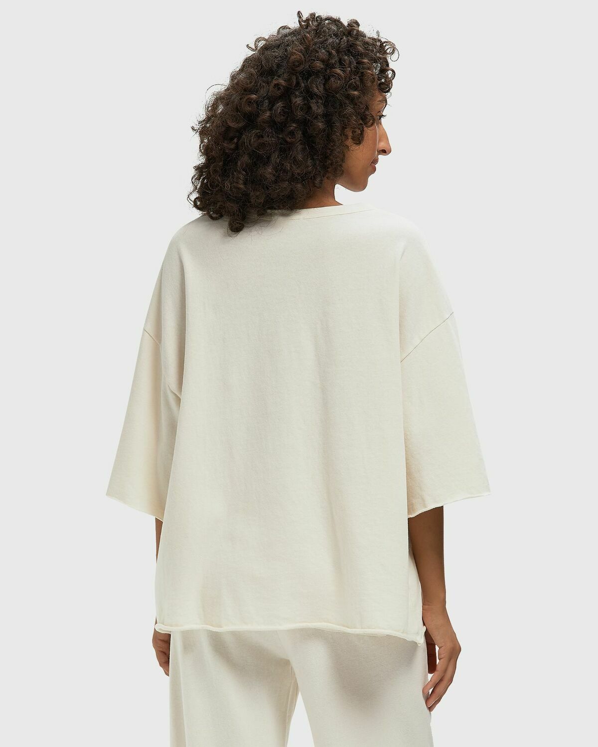 American Vintage YKOBOW Beige Womens Shortsleefe
