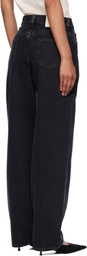Loulou de Saison Black Samur LDS Straight Leg Jeans
