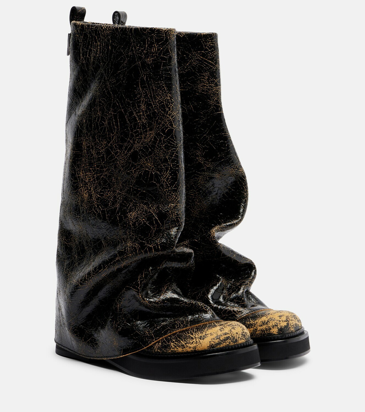 The Attico Robin leather knee-high boots