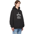 VETEMENTS Black Washed World Tour Hoodie