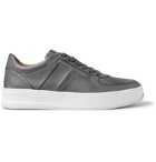 Tod's - Full-Grain Leather Sneakers - Gray