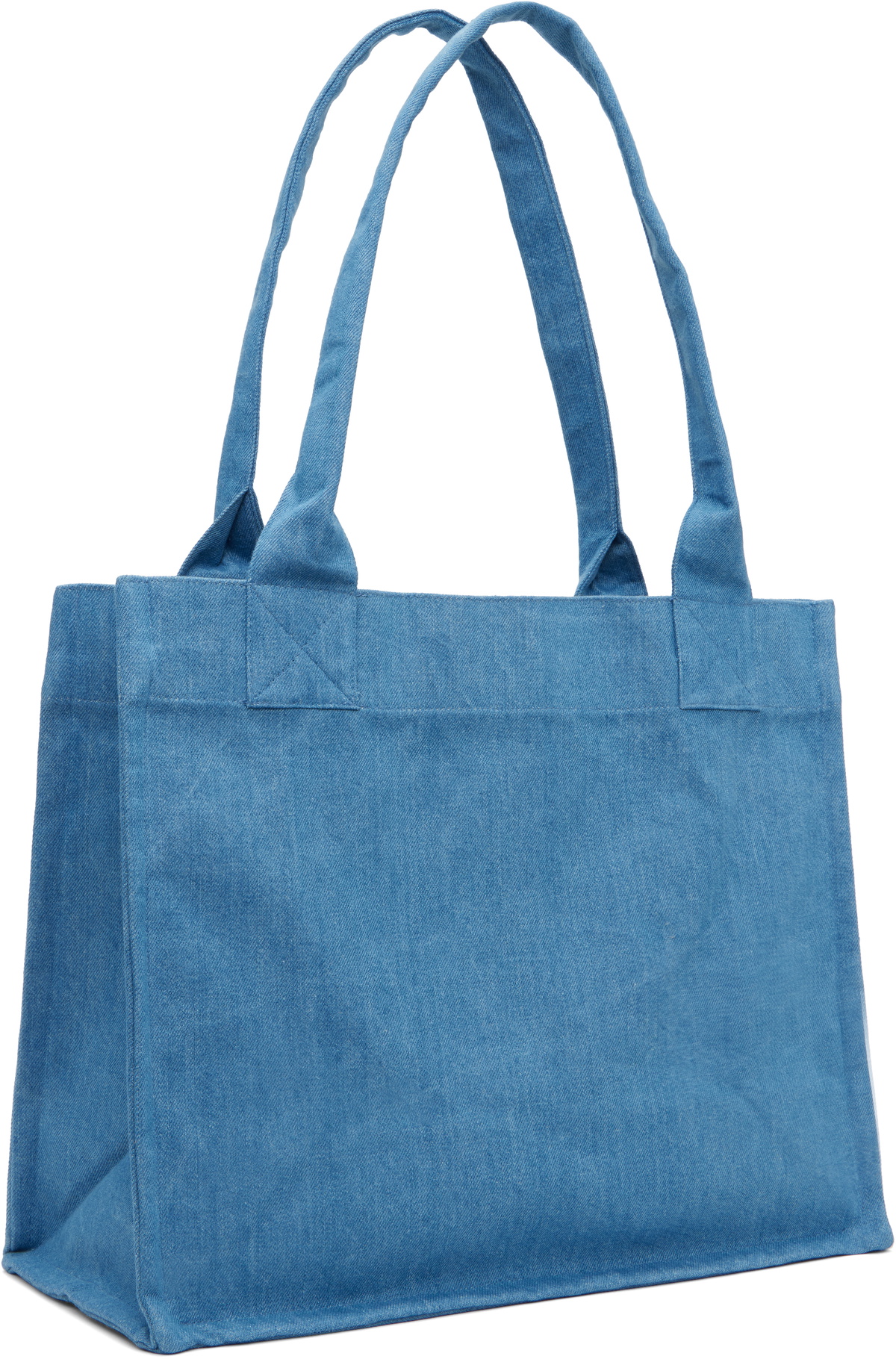 GANNI Blue Denim Tote