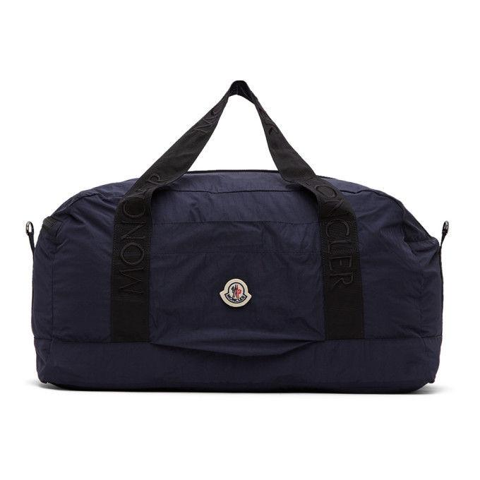 Moncler Navy Nylon Duffle Bag Moncler