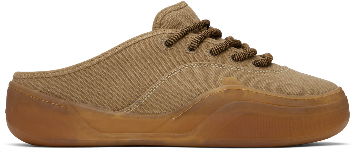 ERL Beige Camino Mule Sneakers ERL display picture 2