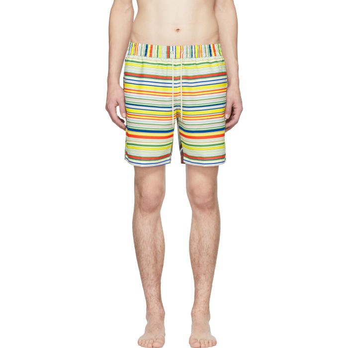 Photo: Loewe Multicolor Striped Swim Shorts