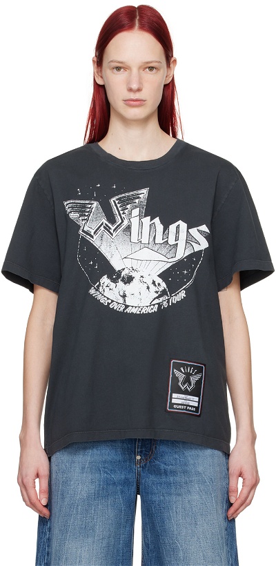Photo: Stella McCartney Black 'Wings' T-Shirt