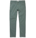NN07 - Marco Slim-Fit Stretch-Cotton Twill Chinos - Gray green