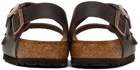 Birkenstock Brown Milano Flat Sandals